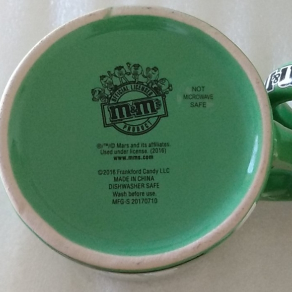 2016  Ms. Green M & M's Coffee Cup-A Pair - Picture 4 of 5
